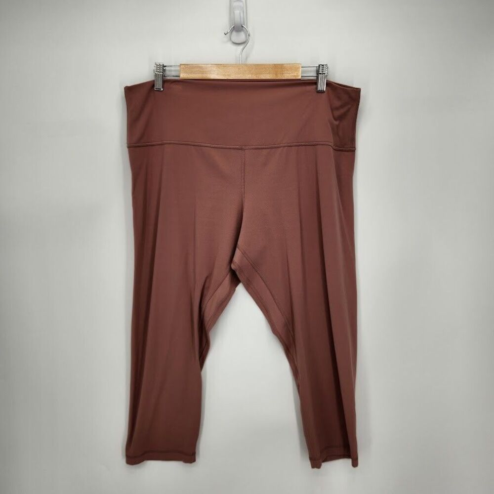New Lululemon Womens Align Crop 21" Leggings Spiced Chai Size 18 - Picture 2 of 4